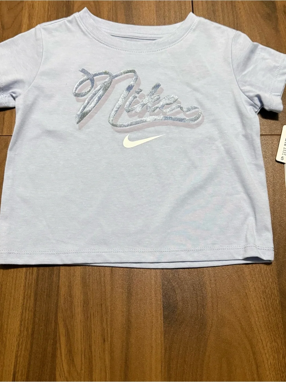 Nike Girls Outfit 2 Piece Matching Set Size 5 Shirt and Shorts New